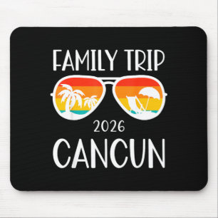 Tapis De Souris Voyage de famille à Cancun au Mexique 2026 Week-en