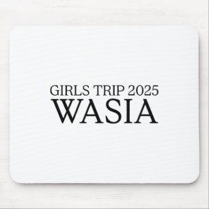 Tapis De Souris Voyage de filles 2025 Vacances d'été Wasia Plage