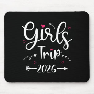 Tapis De Souris Voyage de filles de femmes 2026 famille appariée s