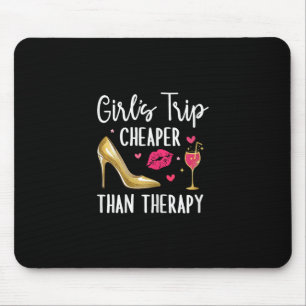 Tapis De Souris Voyage de filles moins cher qu'une thérapie 2026 F