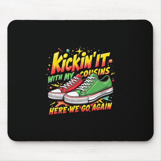 Tapis De Souris Voyage de rassemblement, déconner avec les Kins Bl (Devant)