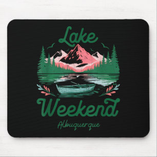 Tapis De Souris Voyage de vacances de week-end au lac Albuquerque