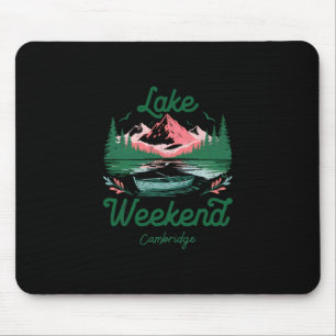 Tapis De Souris Voyage de vacances de week-end au lac Cambridge Ma
