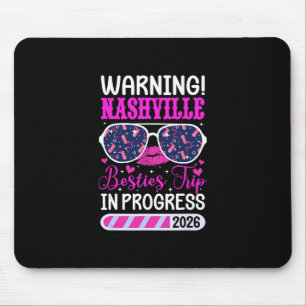 Tapis De Souris Voyage des meilleures amies à Nashville 2026 En Co