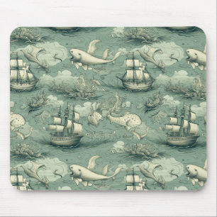 Tapis De Souris Voyage des mers lunaires