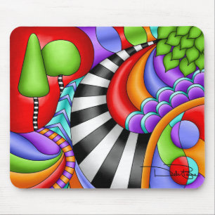 Tapis De Souris Voyage Forêt