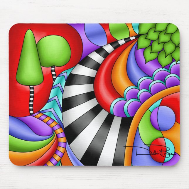 Tapis De Souris Voyage Forêt (Devant)