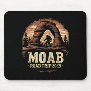 Tapis De Souris Voyage Moab Bigfoot Vintage Randonnée Utah Route T