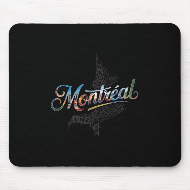 Tapis De Souris Voyage Vacances Montréal Québec Canada  (Devant)