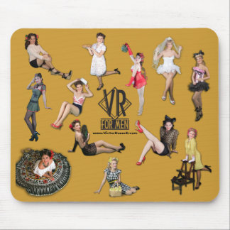 Tapis De Souris VR "POUR les HOMMES" Mousepad de pin-up