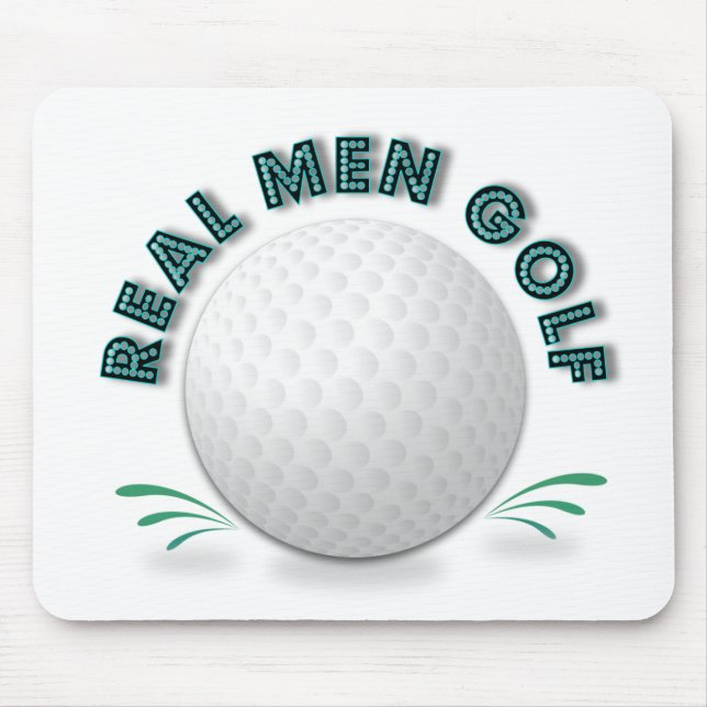 Tapis De Souris Vrai golf d'hommes (Devant)