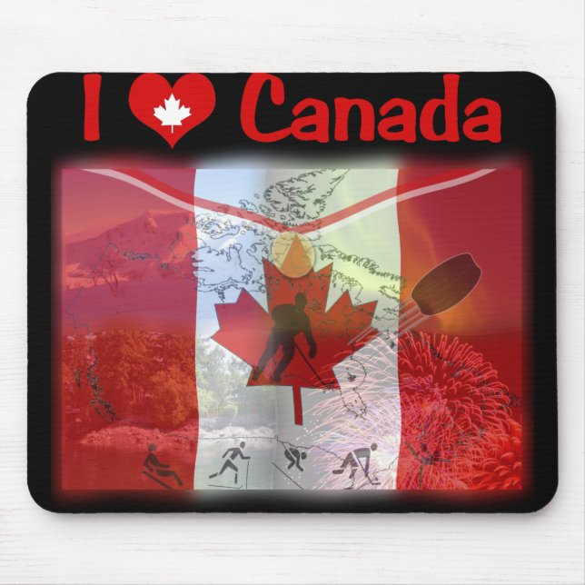 Tapis De Souris Vraiment Canadien Mousepad (Devant)