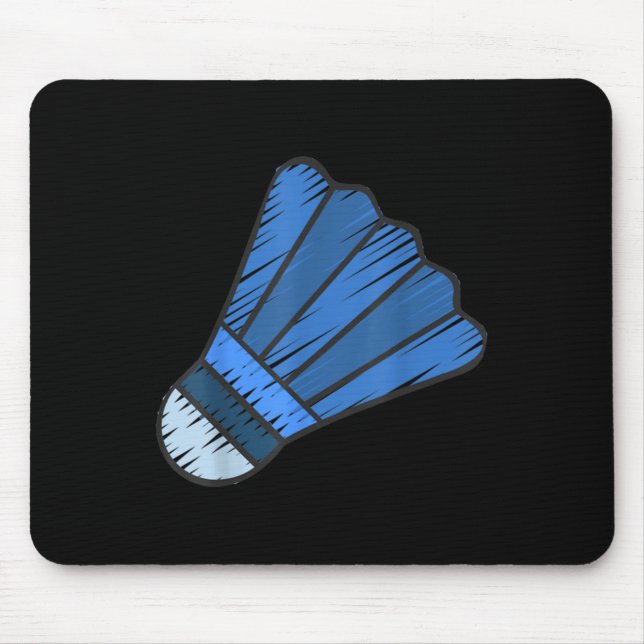 Tapis De Souris Vraiment comme le volant de badminton 1  (Devant)