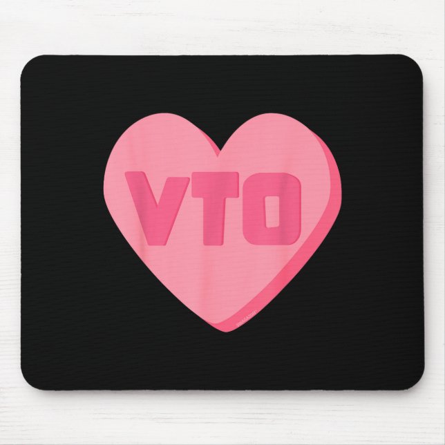 Tapis De Souris Vto Heart Saint-Valentin Bonbons Swagazon Ociate V (Devant)