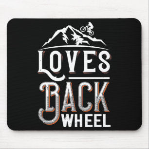 Tapis De Souris VTT - Amoureux de la roue arrière