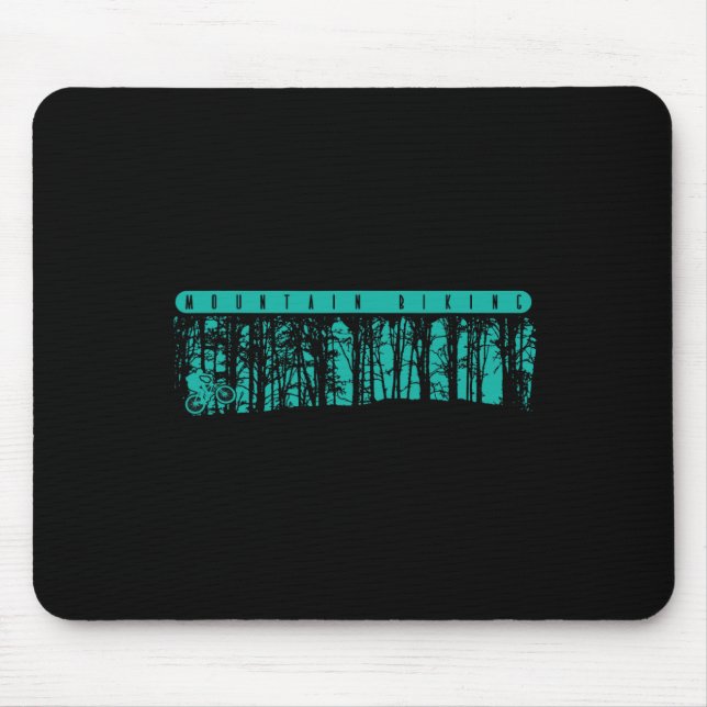 Tapis De Souris VTT dans la forêt  (Devant)
