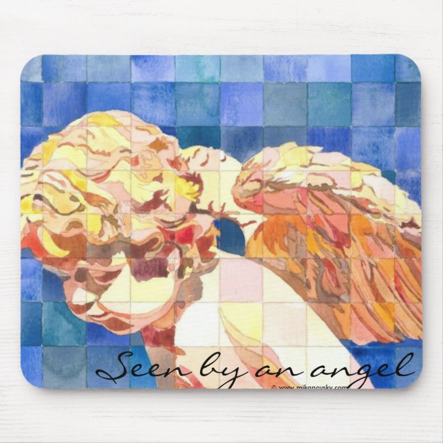 Tapis De Souris "Vu mousepad par ange" (Devant)