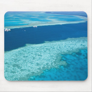 Tapis De Souris Vue aérienne de la Grande Barrière de corail par l