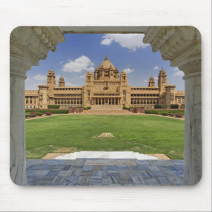 Tapis De Souris Vue arrière de l'hôtel Umaid Bhawan Palace, Jodj