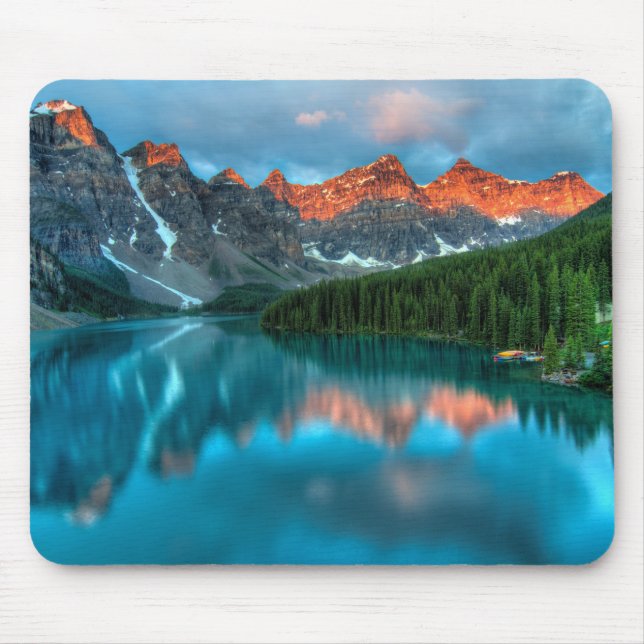 Tapis De Souris Vue bleue Lac Mousepad (Devant)
