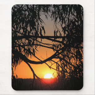 Tapis De Souris Vue coucher de soleil Mousepad
