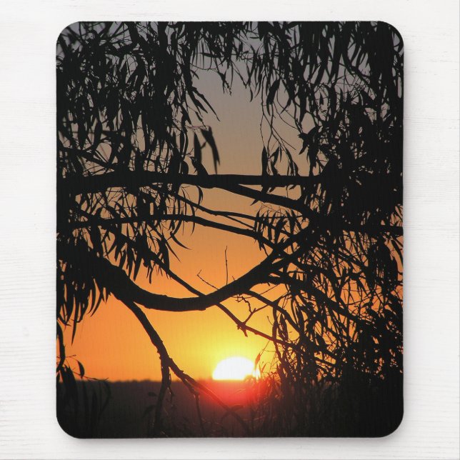 Tapis De Souris Vue coucher de soleil Mousepad (Devant)