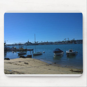 Tapis De Souris Vue de Balboa Island, Newport Beach, Californie