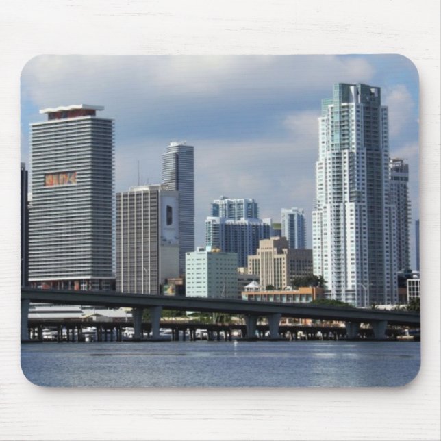 Tapis De Souris Vue de bord de mer de Miami (Devant)