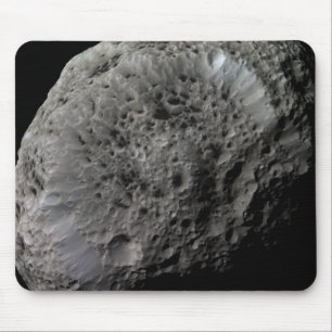 Tapis De Souris vue de Faux-couleur de la lune Hyperion de Saturn