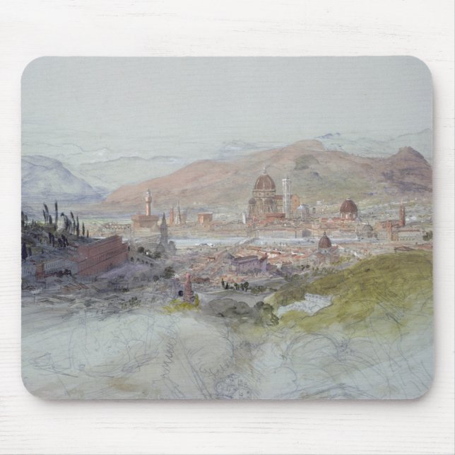 Tapis De Souris Vue de Florence, 1837-39 (Devant)
