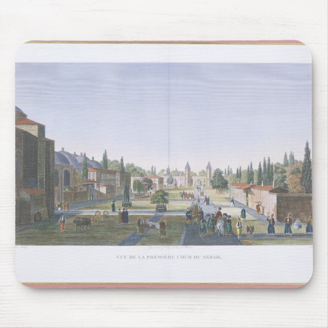 Tapis De Souris Vue de la cour externe du sérail, Topka (Devant)