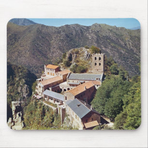 Tapis De Souris Vue de l'abbaye de St Martin du Canigou