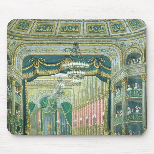 Tapis De Souris Vue de l'étape de l'opéra de Paris (Devant)