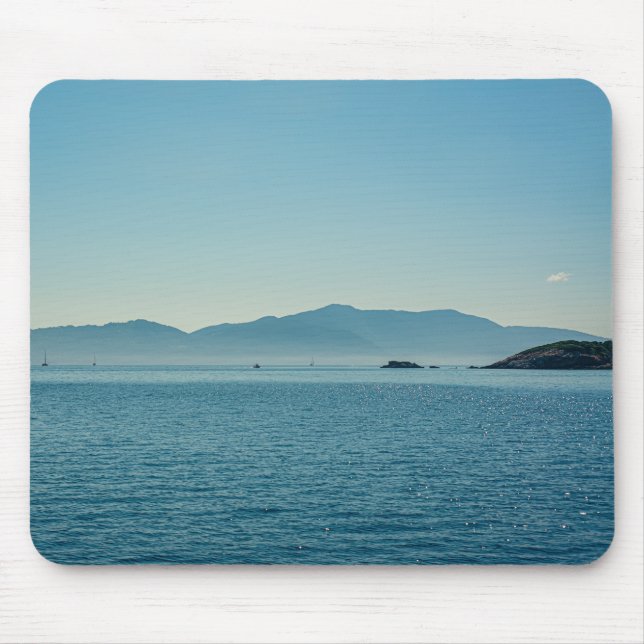 Tapis De Souris Vue de mer chic (Devant)
