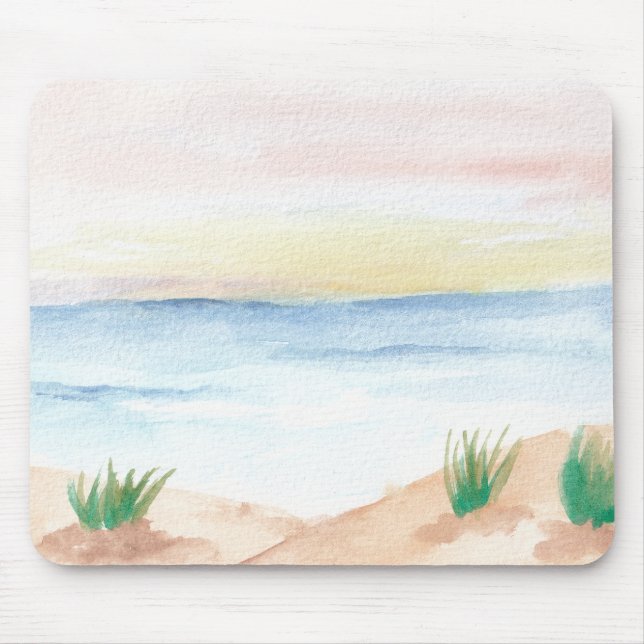Tapis De Souris Vue de mer chic (Devant)