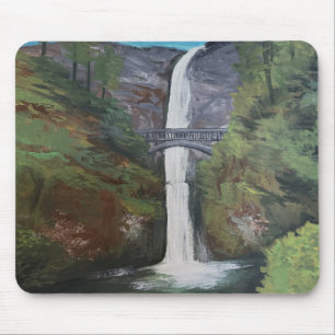 Tapis De Souris Vue de Multnomah Falls