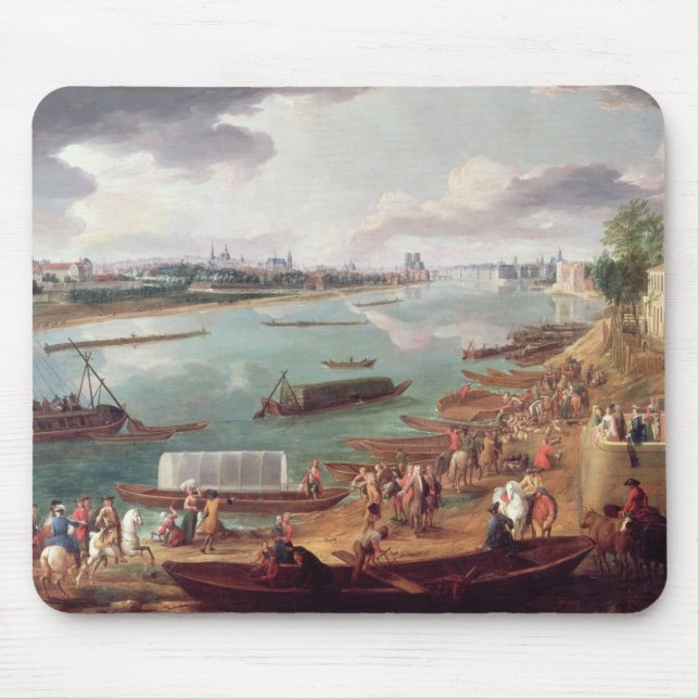 Tapis De Souris Vue de Paris de Quai de la Rapee (Devant)
