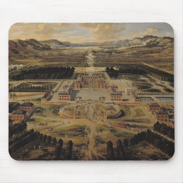 Tapis De Souris Vue de perspective du château (Devant)