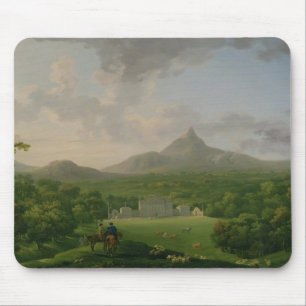 Tapis De Souris Vue de Powerscourt, comté Wicklow, c.1760-2 (huile