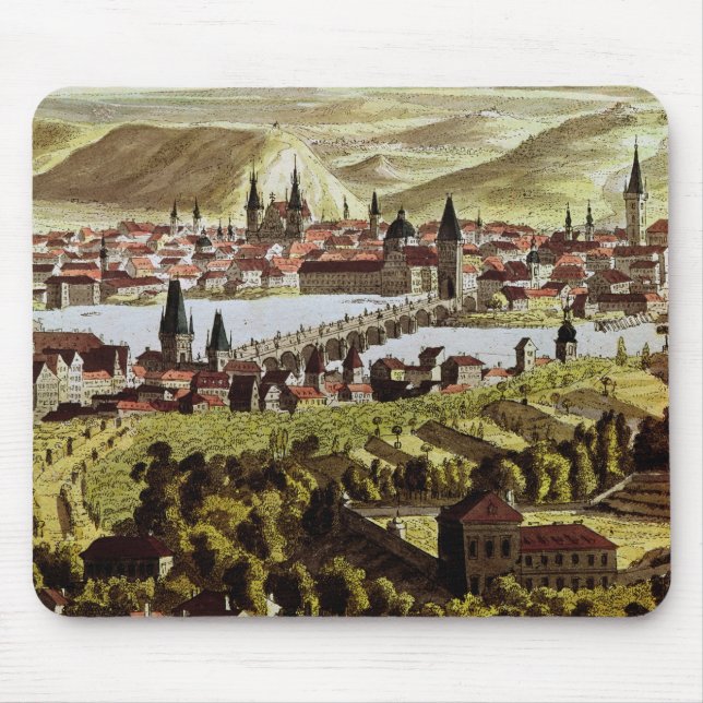 Tapis De Souris Vue de Prague (Devant)