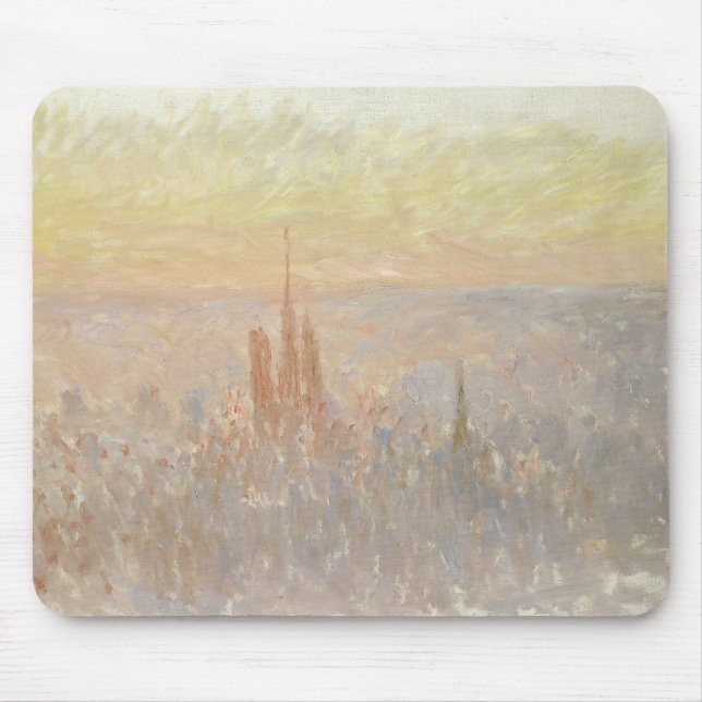 Tapis De Souris Vue de Rouen, 1892 (huile sur la toile) (Devant)