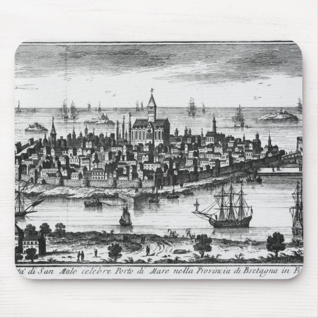 Tapis De Souris Vue de St Malo (Devant)