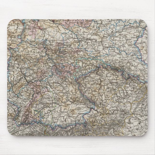 Tapis De Souris Vue d'ensemble de l'empire allemand (Devant)