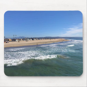 Tapis De Souris Vue depuis la jetée, Newport Beach, Californie
