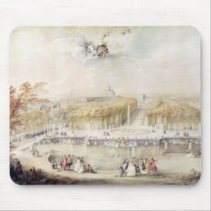 Tapis De Souris Vue des jardins et du château de Versailles