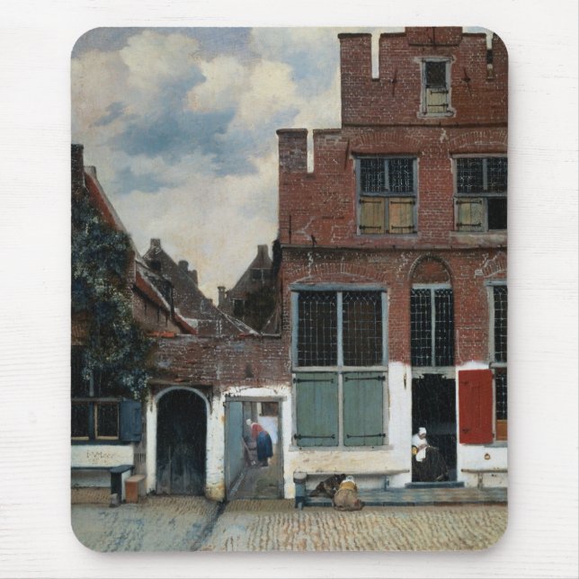 Tapis De Souris Vue Des Maisons De Delft (Devant)