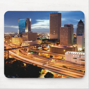 Tapis De Souris Vue du centre de ville
