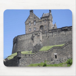 Tapis De Souris Vue du château d'Édimbourg, Édimbourg, Écosse,