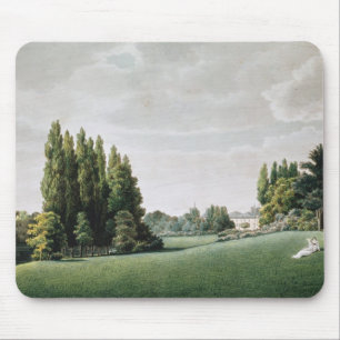 Tapis De Souris Vue du château près du pont en pierre