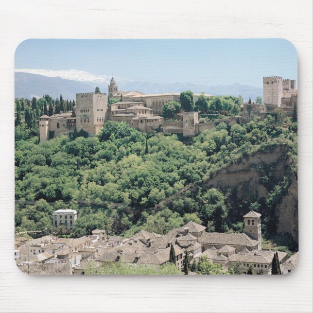 Tapis De Souris Vue du palais d'Alhambra (Devant)